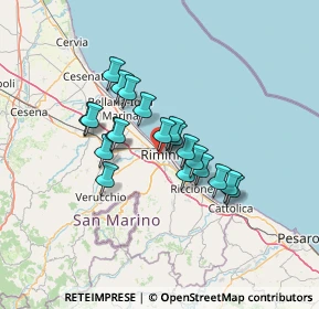 Mappa Via Sigismondo Pandolfo Malatesta, 47923 Rimini RN, Italia (10.285)