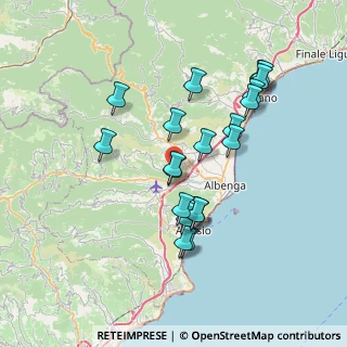 Mappa SP 19, 17031 Albenga SV, Italia (6.9285)