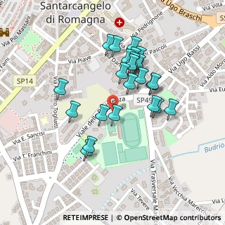 Mappa Viale della Resistenza, 47822 Santarcangelo di Romagna RN, Italia (0.2075)