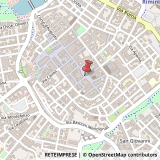 Mappa Piazza Tre Martiri, 2, 47921 Rimini, Rimini (Emilia Romagna)