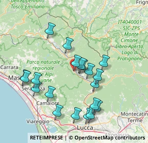 Mappa Via della Repubblica, 55027 Gallicano LU, Italia (15.436)