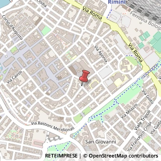 Mappa Via Agostino Bertani, 37, 47921 Rimini, Rimini (Emilia Romagna)