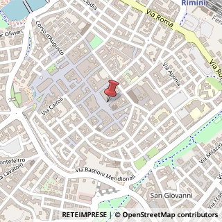 Mappa Piazza Tre Martiri, 48, 47921 Rimini, Rimini (Emilia Romagna)