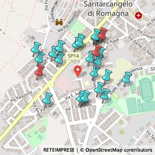 Mappa Via P. Carlini, 47822 Santarcangelo di Romagna RN, Italia (0.22963)