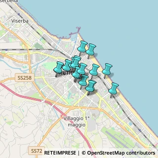 Mappa Viale Tripoli, 47923 Rimini RN, Italia (0.87778)
