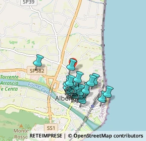 Mappa Regione Pontelungo, 17031 Albenga SV, Italia (0.7825)