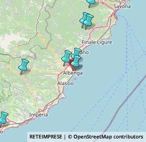 Mappa Regione Pontelungo, 17031 Albenga SV, Italia (23.00818)