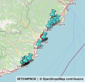 Mappa Regione Pontelungo, 17031 Albenga SV, Italia (16.0605)