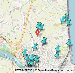 Mappa Regione Pontelungo, 17031 Albenga SV, Italia (0.6055)