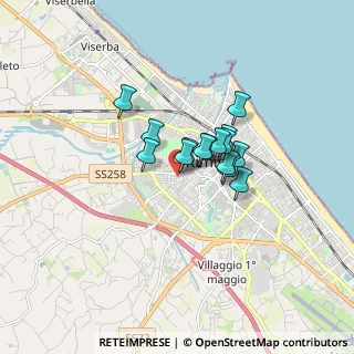 Mappa Via De' Suriani, 47923 Rimini RN, Italia (1.034)