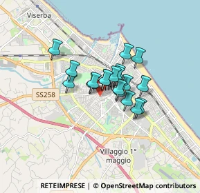 Mappa Via Carlo Cignani, 47923 Rimini RN, Italia (1.04316)
