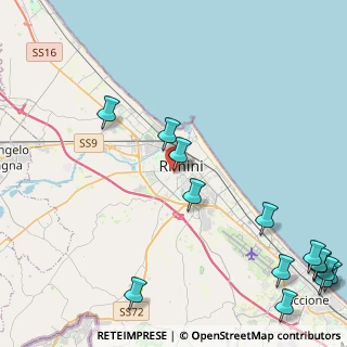 Mappa Via Aurelio Saffi, 47923 Rimini RN, Italia (6.65)