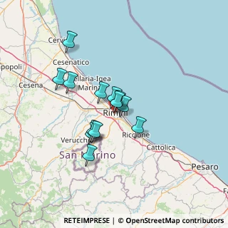 Mappa Via Aurelio Saffi, 47923 Rimini RN, Italia (10.23769)