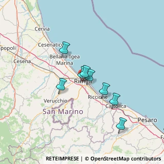 Mappa Via Aurelio Saffi, 47923 Rimini RN, Italia (20.62273)