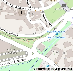 Mappa Vicolo Montironi, 47921 Rimini RN, Italia (0.1)