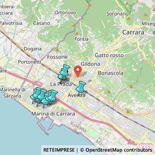 Mappa Via XX Settembre, 54033 Carrara MS, Italia (2.04273)