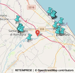 Mappa Via Fiumicino, 47923 Rimini RN, Italia (4.34412)