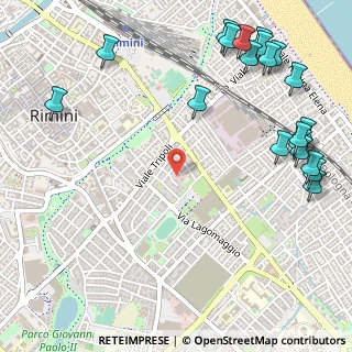 Mappa Via Giovanni Lanza, 47923 Rimini RN, Italia (0.7795)