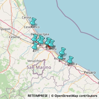 Mappa Via Matteo de Pasti, 47923 Rimini RN, Italia (9.46636)