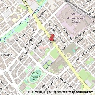 Mappa Via Vincenzo Caldesi, 18, 47923 Rimini, Rimini (Emilia Romagna)