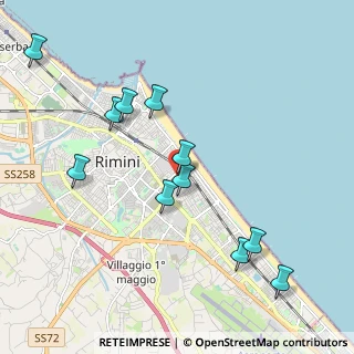 Mappa Via Giovanni Verga, 47923 Rimini RN, Italia (2.15636)