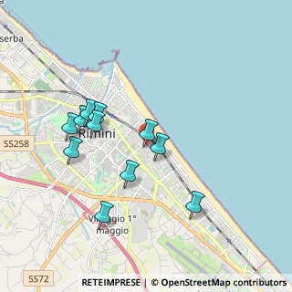 Mappa Via Luigi Pirandello, 47923 Rimini RN, Italia (1.80091)
