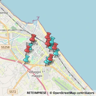 Mappa Via Giovanni Verga, 47923 Rimini RN, Italia (1.25286)