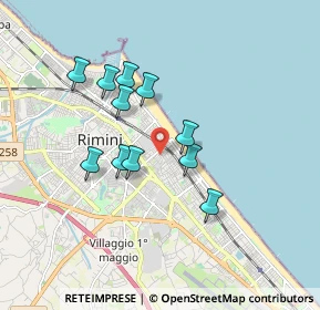 Mappa Via Luigi Pirandello, 47923 Rimini RN, Italia (1.50909)