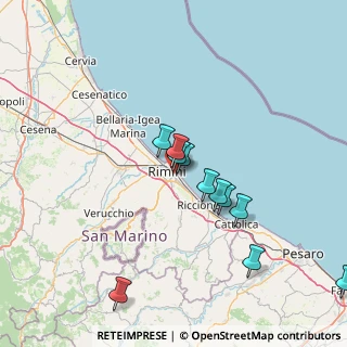 Mappa Via Luigi Pirandello, 47923 Rimini RN, Italia (14.06)
