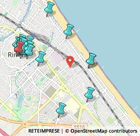 Mappa Via Giovanni Verga, 47923 Rimini RN, Italia (1.3025)