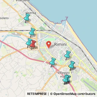 Mappa Via Gaspare Broglio, 47923 Rimini RN, Italia (2.59364)