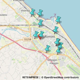 Mappa Via Gaspare Broglio, 47923 Rimini RN, Italia (1.80833)
