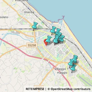 Mappa Via Gaspare Broglio, 47923 Rimini RN, Italia (1.66214)