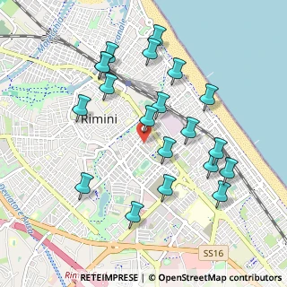 Mappa Via Alessandro Fortis, 47923 Rimini RN, Italia (1.026)