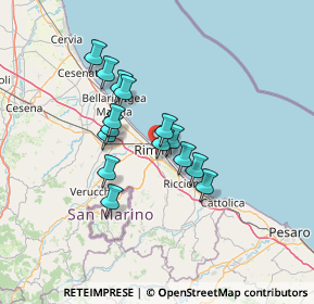 Mappa Via Alessandro Fortis, 47923 Rimini RN, Italia (10.59667)