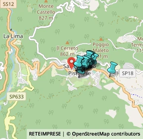 Mappa Via IV Novembre, 51028 San Marcello Pistoiese PT, Italia (0.3655)