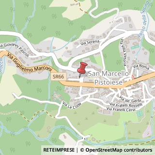 Mappa Via Massimo D'Azeglio, 41, 51028 San Marcello Piteglio, Pistoia (Toscana)