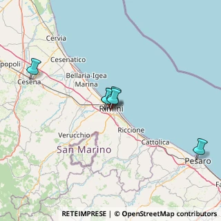 Mappa Via Donato Bramante, 47923 Rimini RN, Italia (28.60545)
