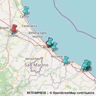 Mappa Via Donato Bramante, 47923 Rimini RN, Italia (20.54308)