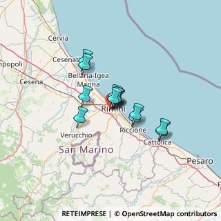 Mappa Via della Rondine, 47923 Rimini RN, Italia (8.42154)