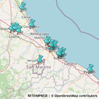Mappa Via del Pettirosso, 47923 Rimini RN, Italia (15.62929)