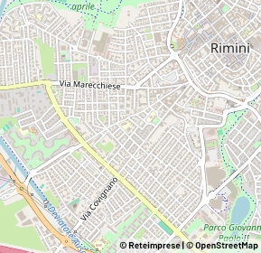 Mappa Via della Rondine, 47923 Rimini RN, Italia (0.5585)