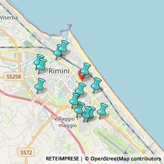 Mappa Via Renato Fucini, 47923 Rimini RN, Italia (1.78)