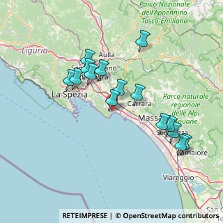 Mappa Via Litoranea, 19030 Fiumaretta di Ameglia SP, Italia (14.655333333333)
