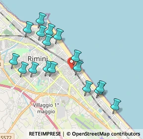 Mappa Via Adolfo de Carolis, 47923 Rimini RN, Italia (2.07235)