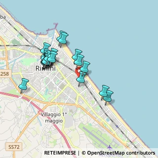 Mappa Via Adolfo de Carolis, 47923 Rimini RN, Italia (1.778)