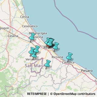 Mappa Via Padre Nicola Levoli, 47923 Rimini RN, Italia (7.89583)