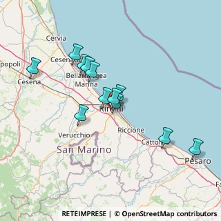 Mappa Via Padre Nicola Levoli, 47923 Rimini RN, Italia (12.785)