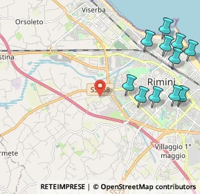 Mappa Via S. Leo, 47923 Rimini RN, Italia (2.795)