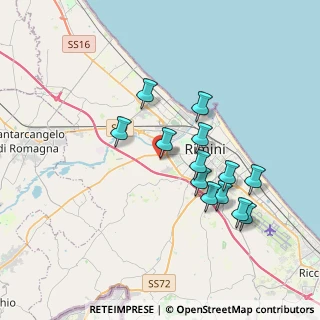 Mappa Via S. Leo, 47923 Rimini RN, Italia (3.40231)